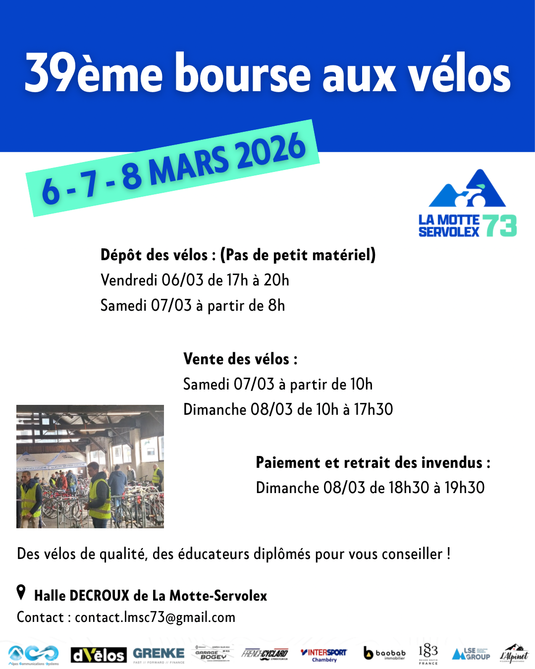 39ème Bourse aux Vélos – LMSC